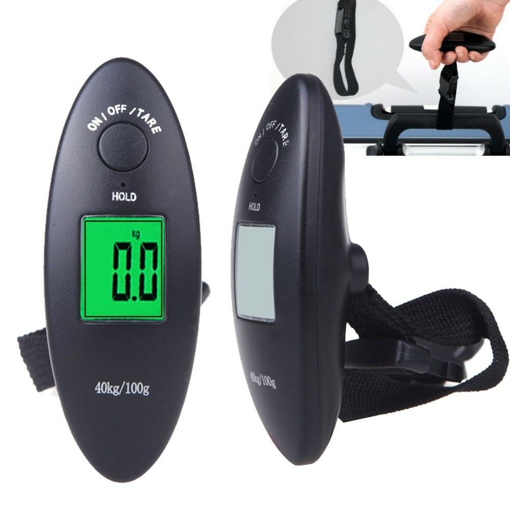 40KG Portable Hanging Digital Electronic Travel Suitcase Luggage Weigh Scale New