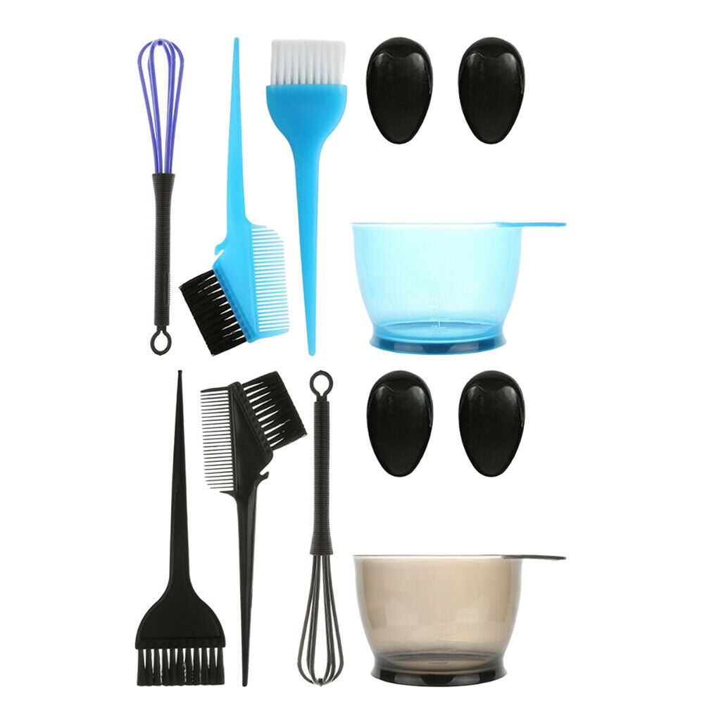 2 Sets Hair Coloring Brush and Bowl Set Hair Color Hair Dying Applicator