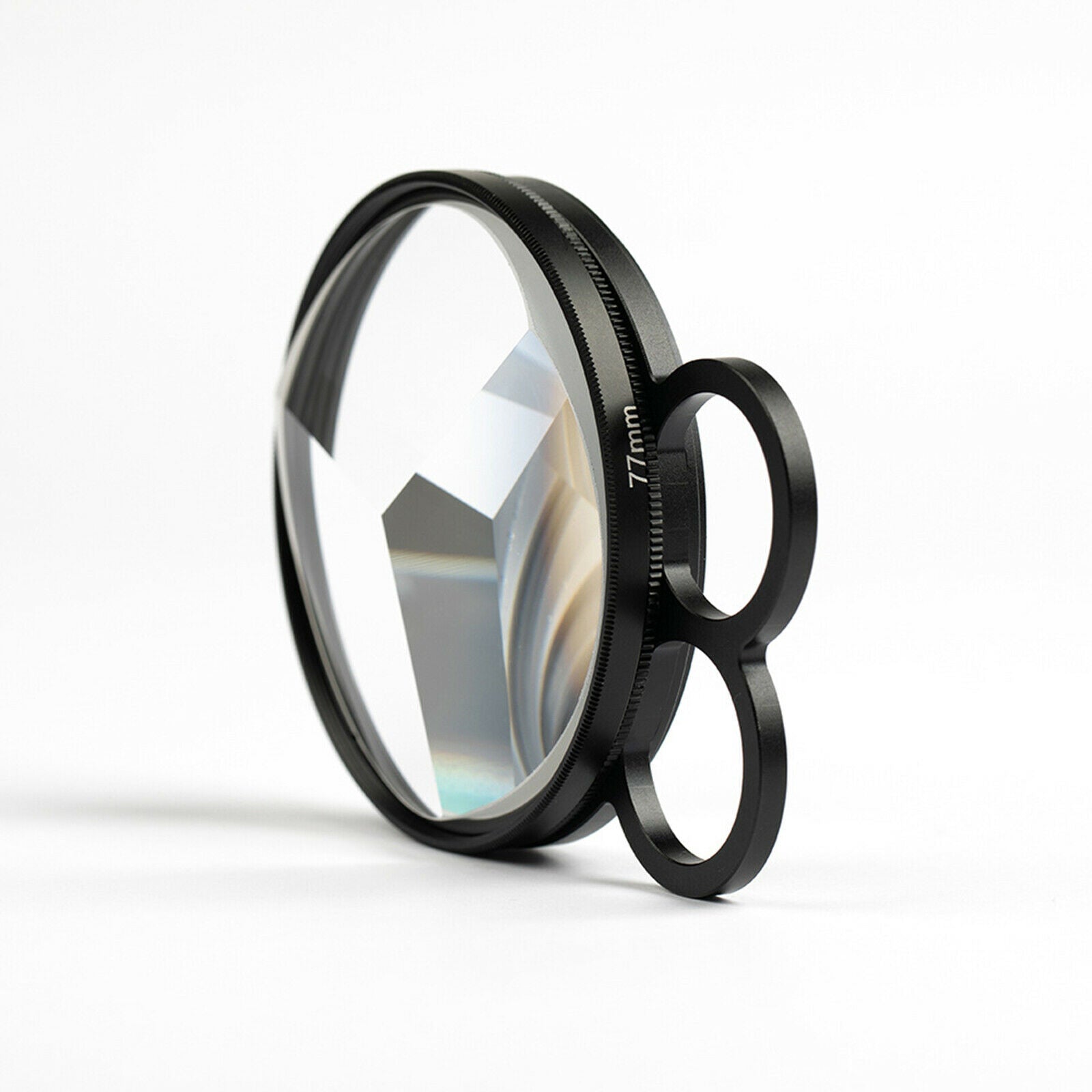 77mm special effects filter handle 2 finger ring camera SLR accessory