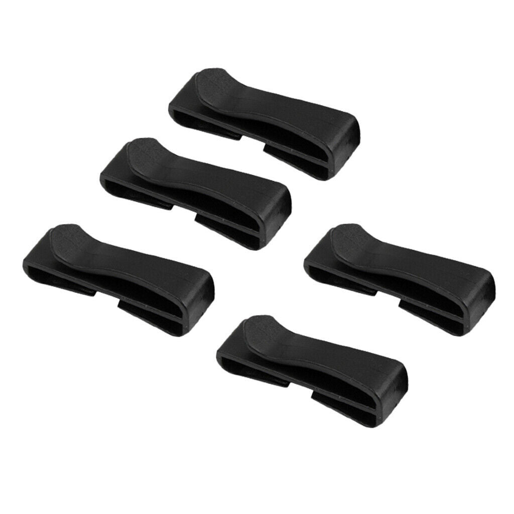 5x MOLLE  WEBBING CLIPS FASTENER BUCKLE FIX LOCK HANGING STRAP 50mm