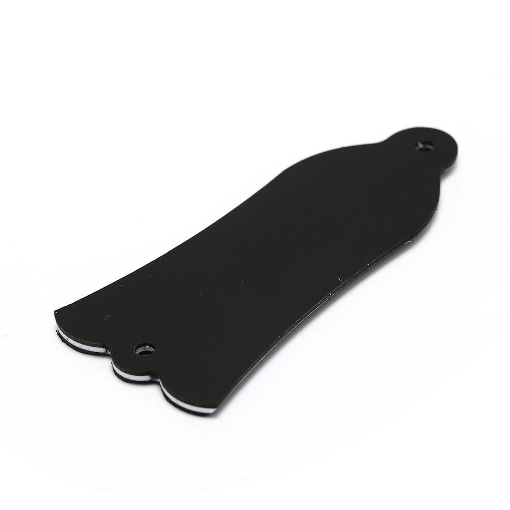 2 Holes Bell-shaped PVC Truss Rod Cover Plate Scroll Plate for Guitar Bla.l8