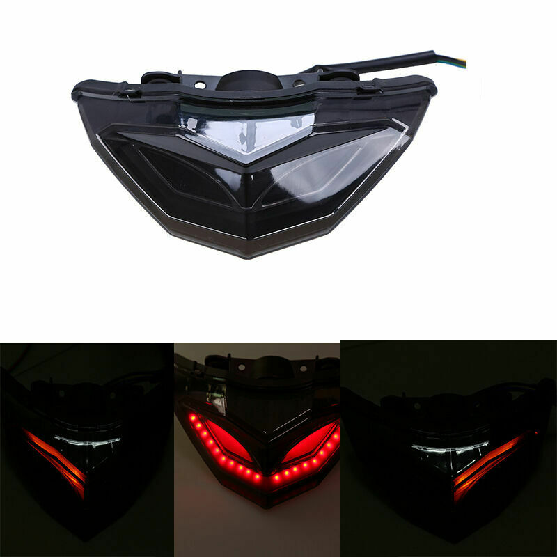 Smoke Integrated Rear Taillight LED Turn Signal Fit For Kawasaki Ninja300 13-14