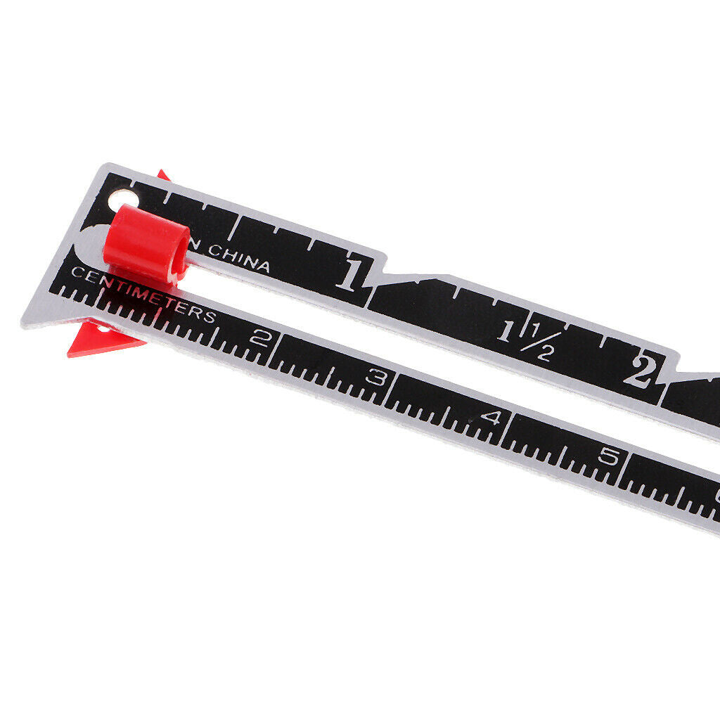 21Pc Metal Sewing Gauge Hem Clips with Guides for Tailor Dressmaker Assorted
