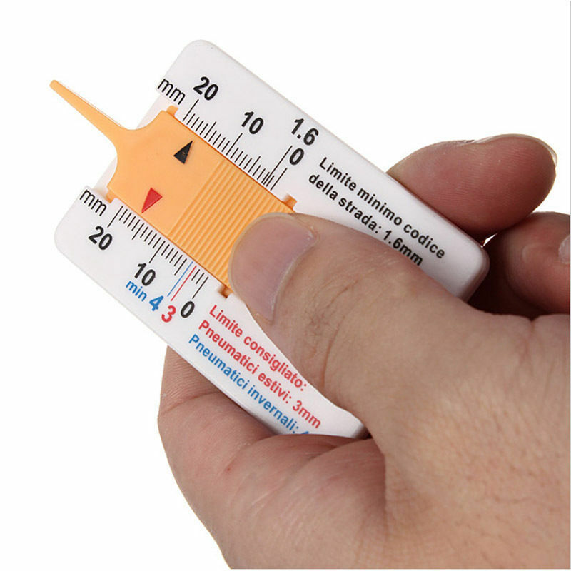 Tire Tread Depth Gauge Car Truck Motorcycle Trailer Wheel Measuring Tool Hei Tt