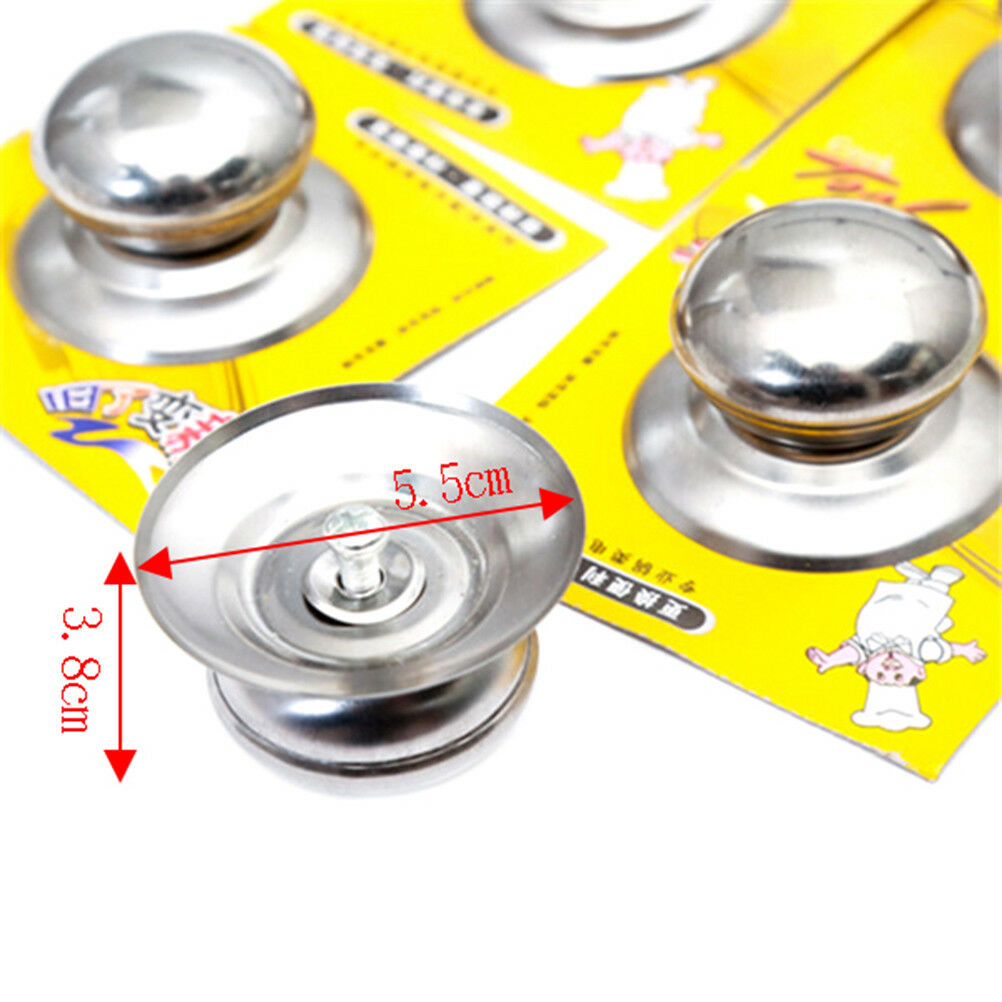 Stainless steel pan pot cover lid knob handle anti-scald kitchen tools best BDA