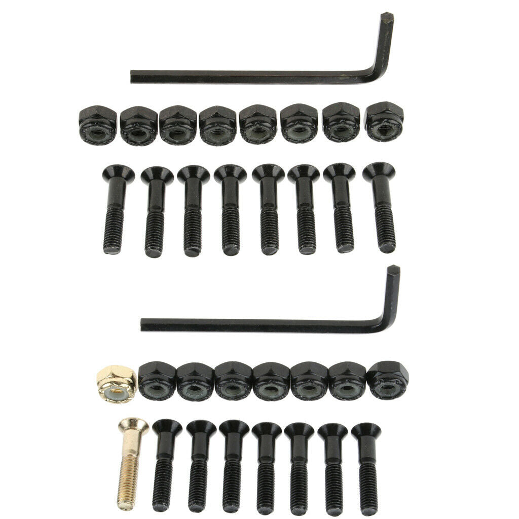 Longboard Skateboards Cruiser Hardware Screws Bolts with Hex Tool Style 1