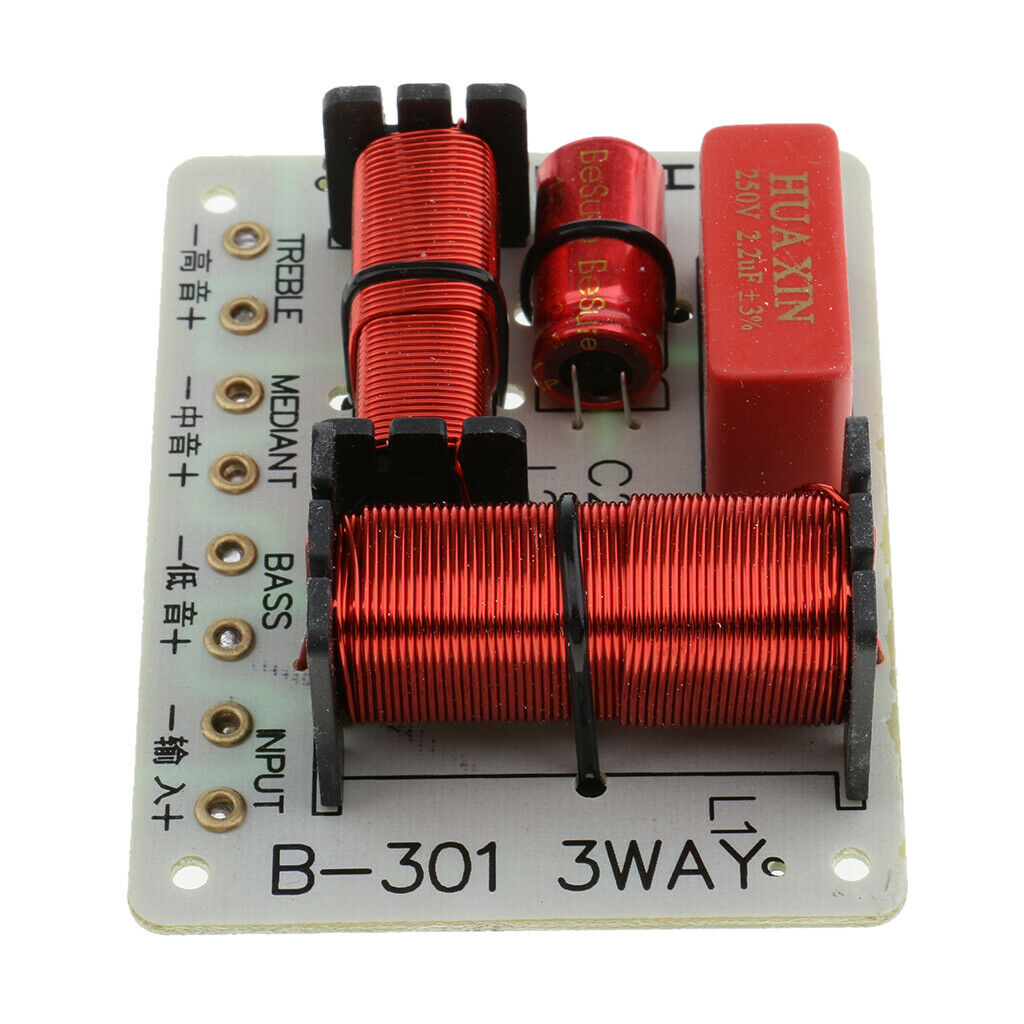 3 Way Frequency Splitter For Subwoofer 150W Audio Speakers