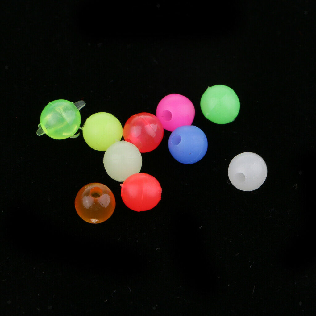 Set of 1000Pcs Multi-color Round Beads Sea Fishing Lures Floating Tackles