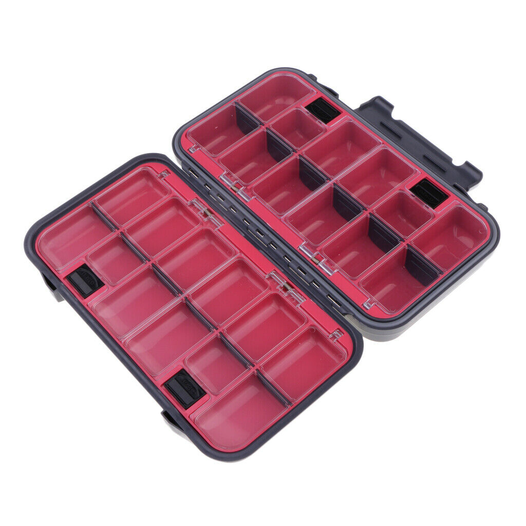 Waterproof Fishing Accessories Box Fishing Tackle Bag Box 24 Compartments