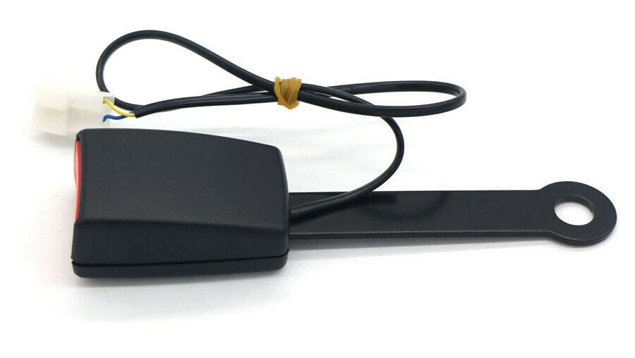 Car Front Seat Belt Buckle Device with Tail Plug Connector and Buzzer Cable175MM
