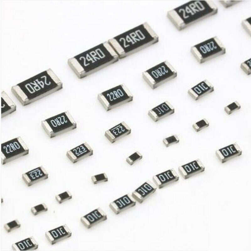 800pcs 1206 1% 1/4W Watt SMD/SMT Chip Resistors 0R to 2M Ohm/Ω 40 Assortment Kit