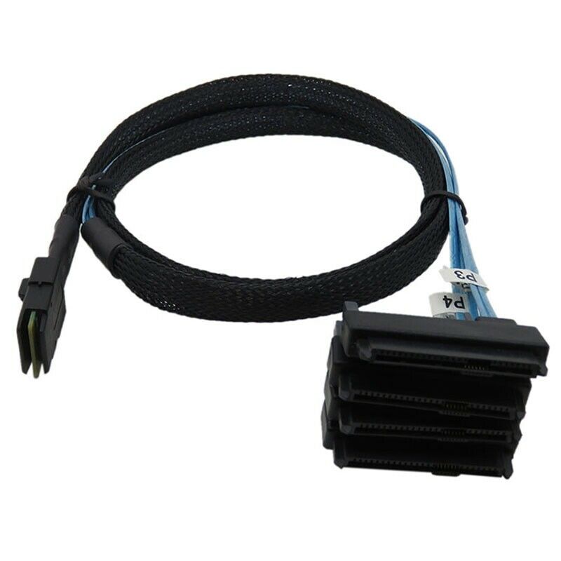 Mini SATA Power Cable SAS36P SFF-8087 to SFF-8482 SAS29+15P Connector Cable 4 S8