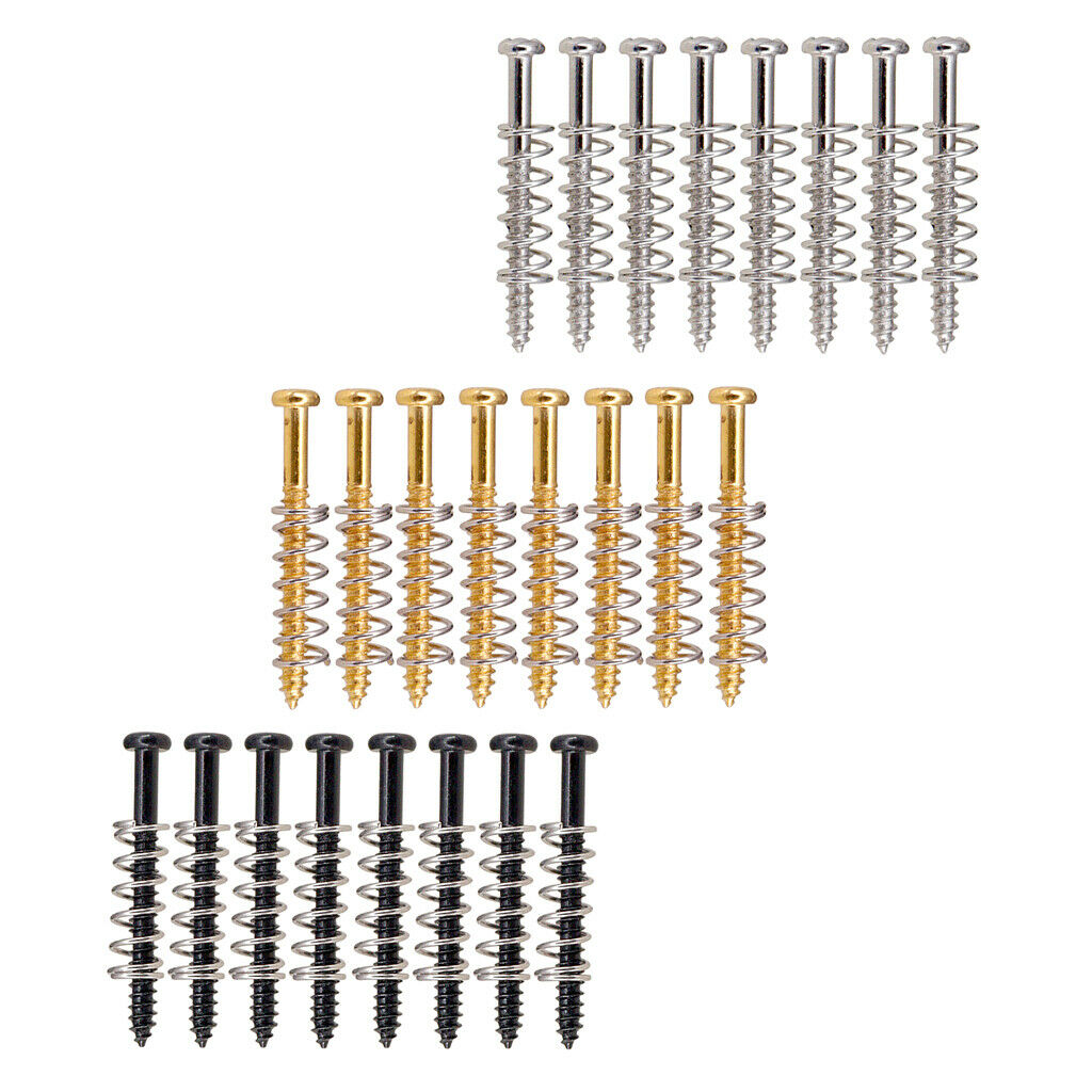 24 Set  Pickups Adjust Height Screws for Electric Guitar/Bass