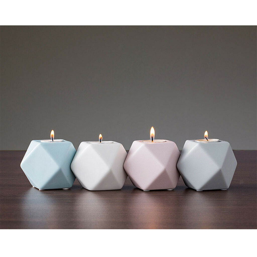 White Candle Holders Candle Centerpieces for Tables Home Bedroom Decor