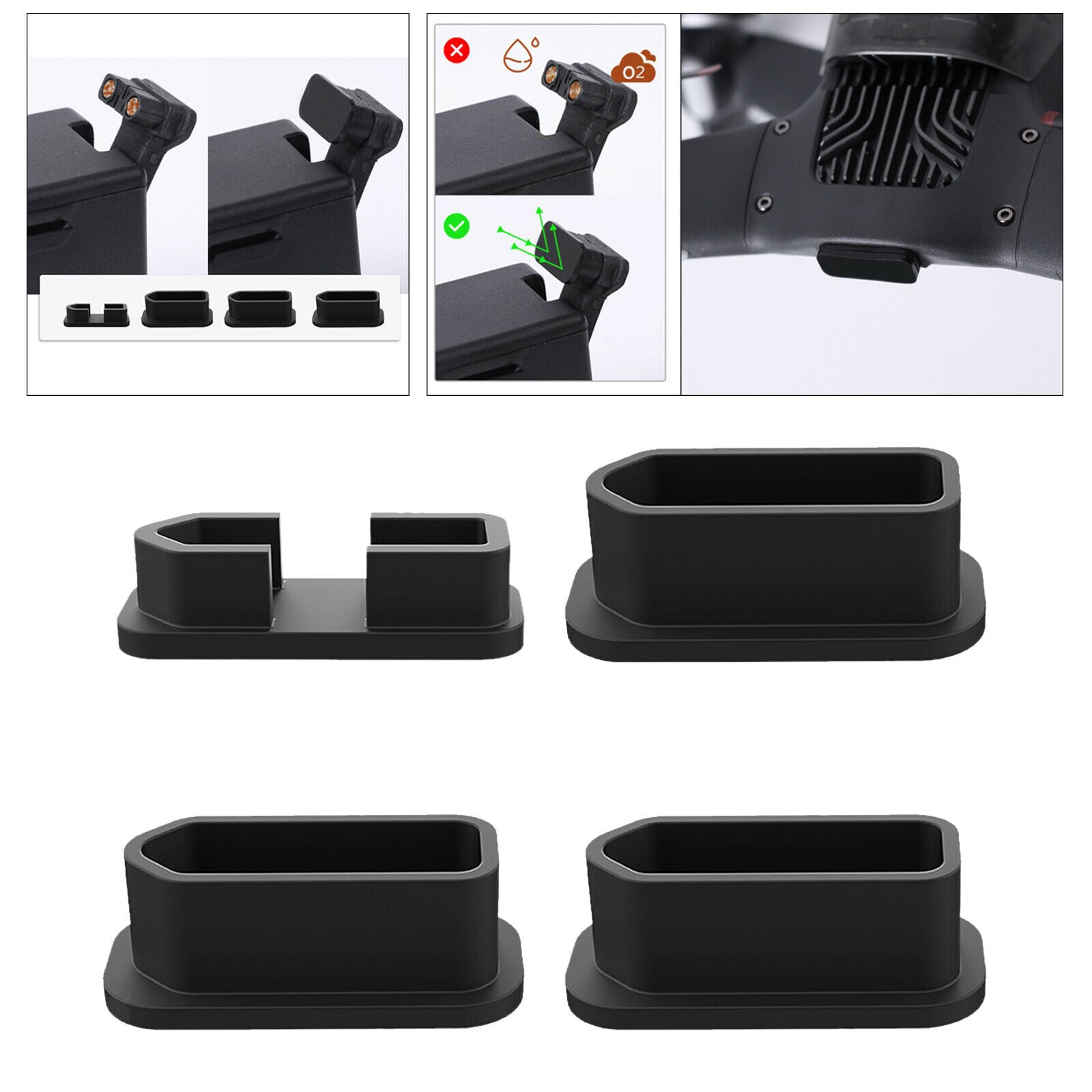Charging Port Protective Cover for DJI FPV Dustproof Can Prevent Oxidation