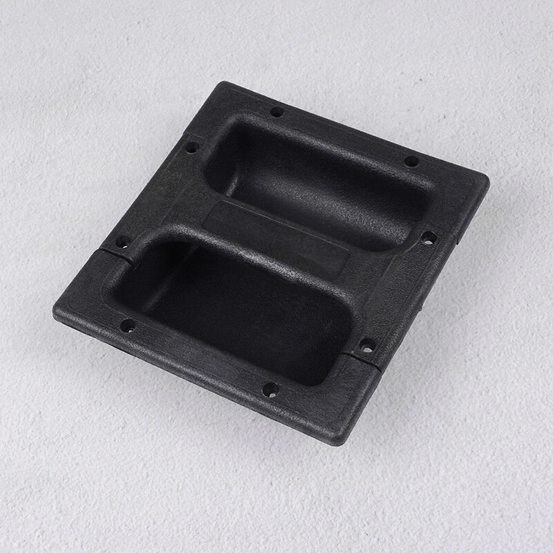 2x Black PP plastic recessed handle for guitar amp cabinet speaker 146*139mm  Xz