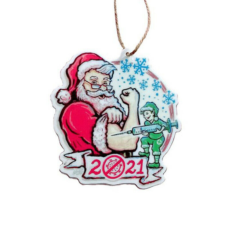 Personalized Christmas Tree Ornament Xmas Santa Claus Hanging Pendant Decorat DF