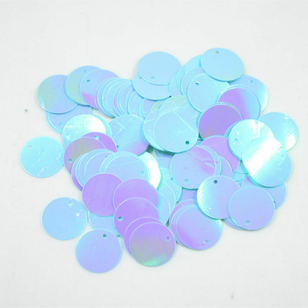 260pcs 16mm Shiny Round Loose Sequins Paillettes Sewing Kids Stage Costume
