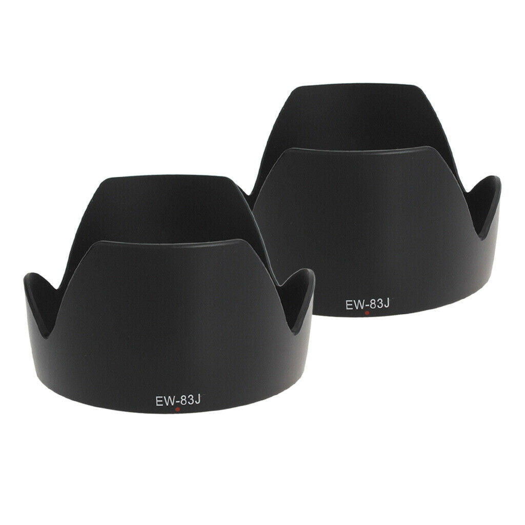 2x Camera Lens Hood For Canon EW-83J AF 24-85 Mm F / 2.8-4D IF