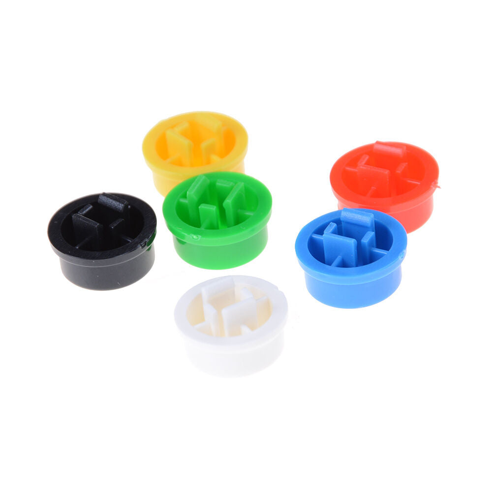 100x Round Mixed Color Tactile Button Caps Kit For 12x12x7.3MM Tact Switc.l8