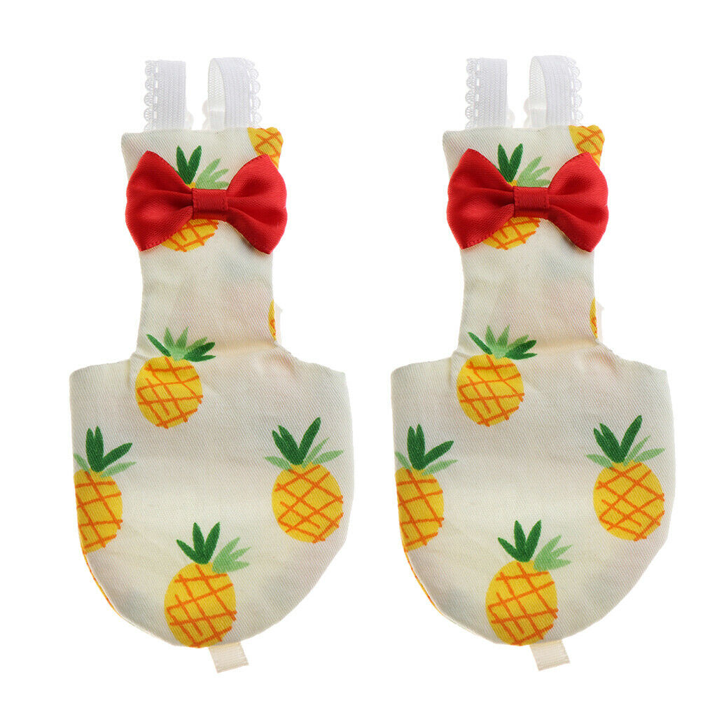 2 Pack Durable Parrot  Nappy Breathable Pet Cloth Diaper Pet Pee Pad