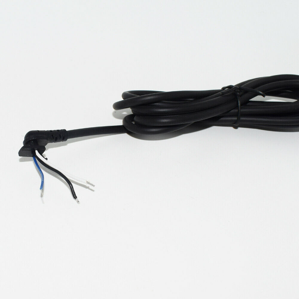 10pc 1.8M/6FT Dell 4.5x3.0mm DC Tip Connector with Power Cord Wire Black for DIY