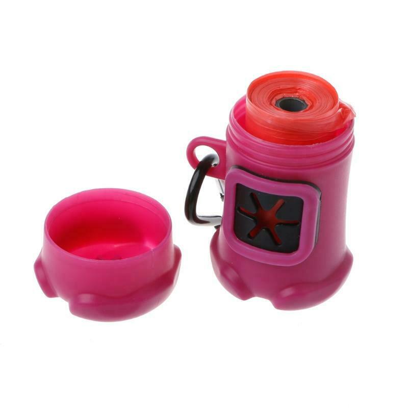 Pet Dog Bone Shape Waste Poo Garbage Dispenser Box Clean Up Bags Holder Carrier