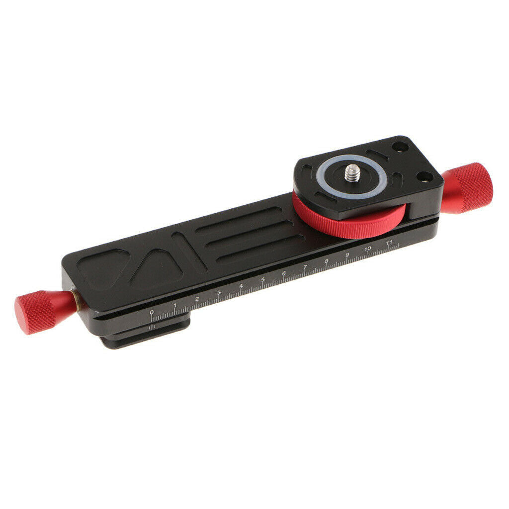 Macro 1/4" 3/8"   Focusing Rail Plate Macro Photo Accessory 115mm