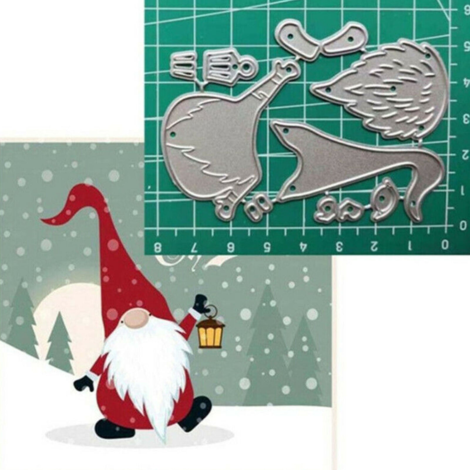 Stamping Template Santa Claus Wedding Christmas Easter Birthday Card Album