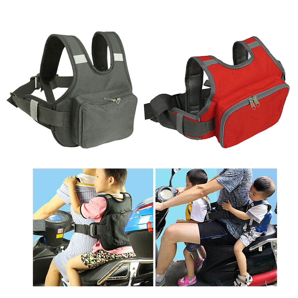 2x Bicycle Children Safety Belt Adjustable Drop Protection Protective Gears