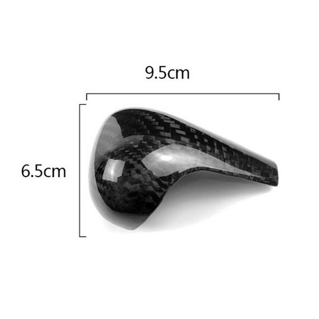 Carbon Fiber Gear Shift Knob Cover Level Head for Audi A4/A6L/Q5/Q7/A5