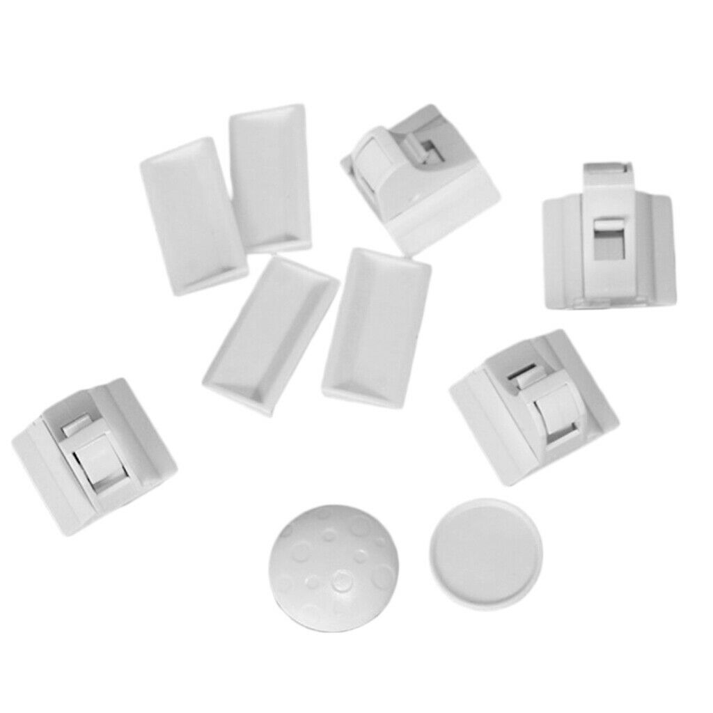 4x Baby Kids Safety Hidden Magnetic Cabinet Locks Drawer Lock for Cabinet