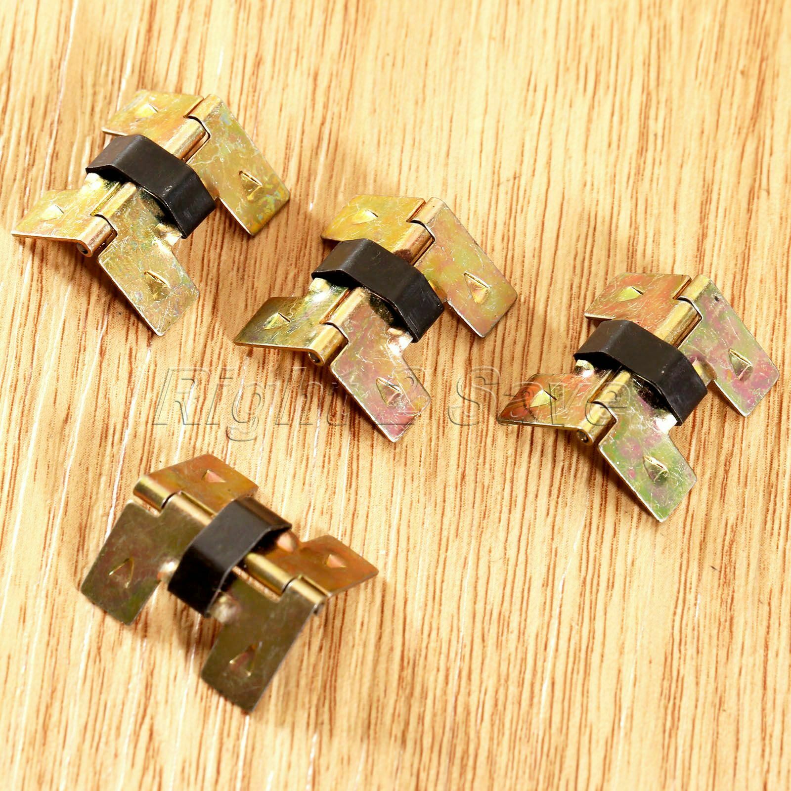 20*18mm Retro Jewelry Box Spring Hinges Furniture Door Chests Hardware 4Pcs