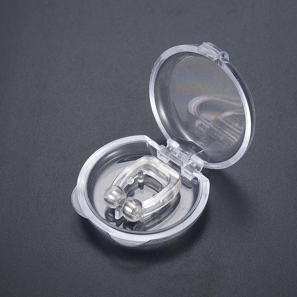 2 Magnetic Snore Free Nose Clip Solution Cure Stop Snoring Sleep Ring Night Anti