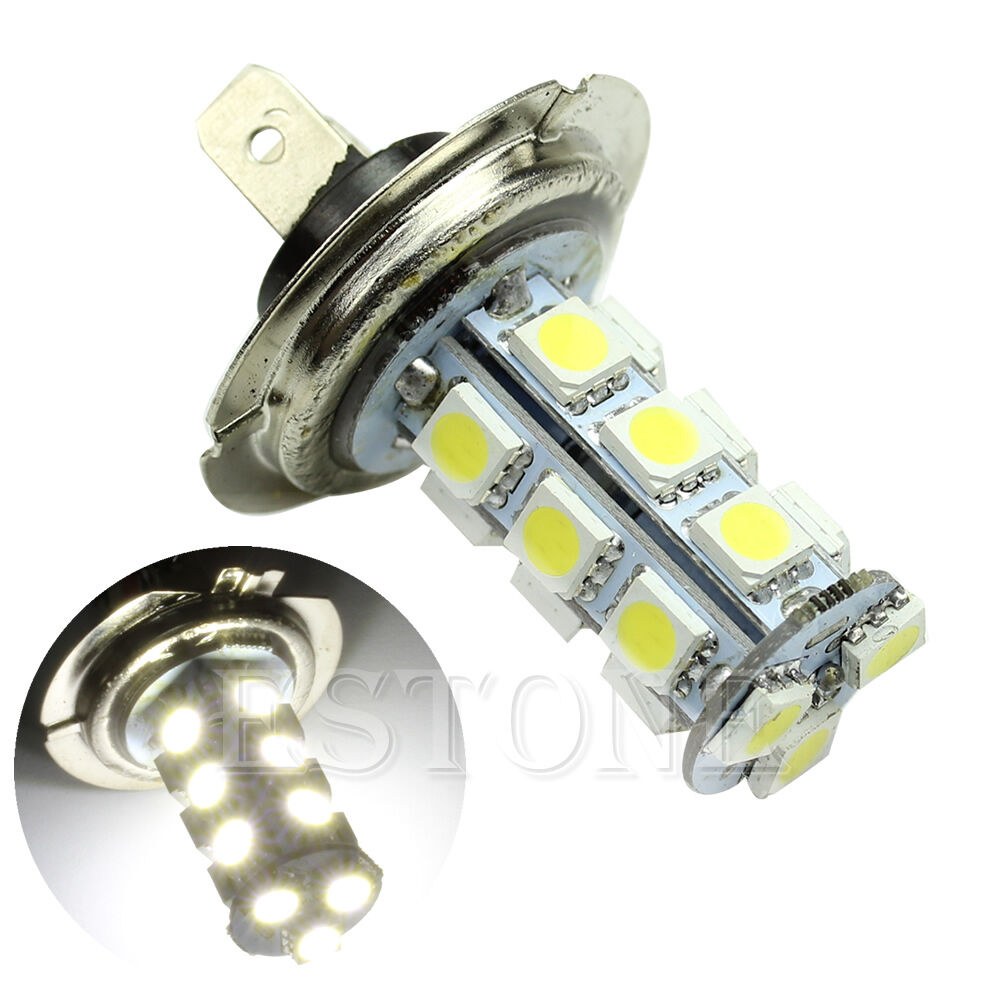 H7 18-SMD LED 5050 Car vehicle Fog Bulbs Pure White Driving Daytime Light Lamp