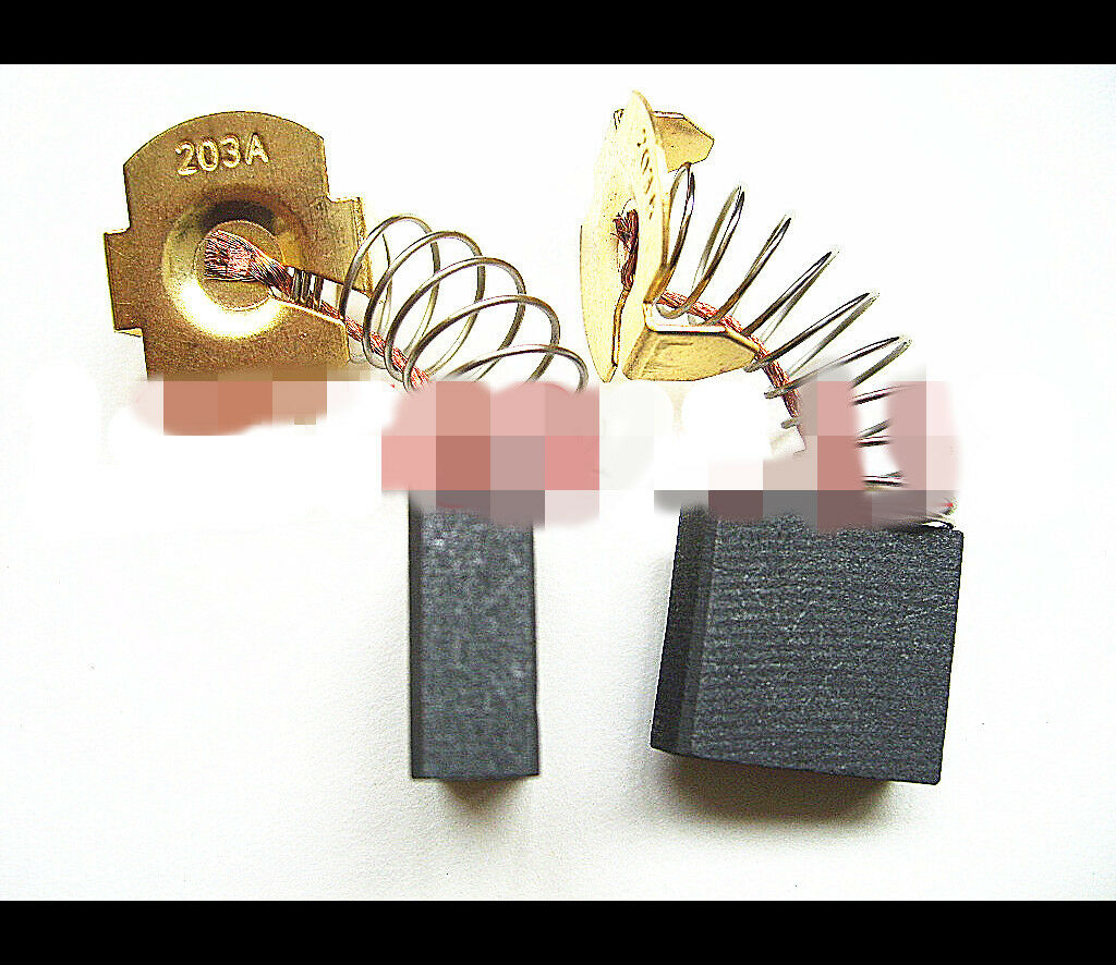 10 Pcs 7x18x16mm Spring Type Power Tool Carbon Brushes 7/25"x41/64"x45/64"