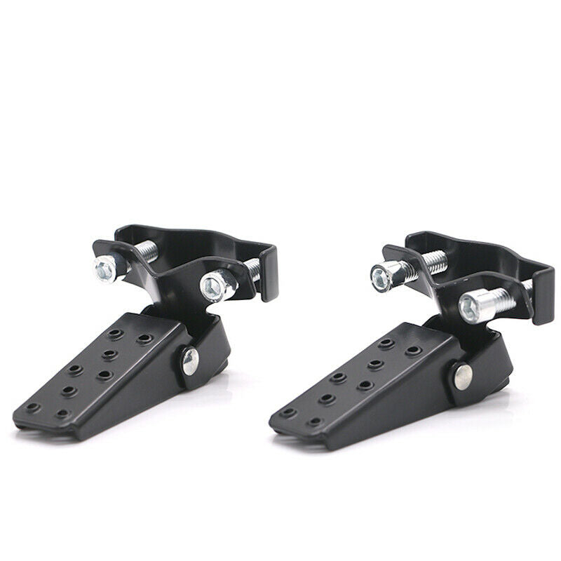 Motorcycle Retro Folding Pedal Back Wheel Metal Non-slip Foot Peg 24-38mm Adjust
