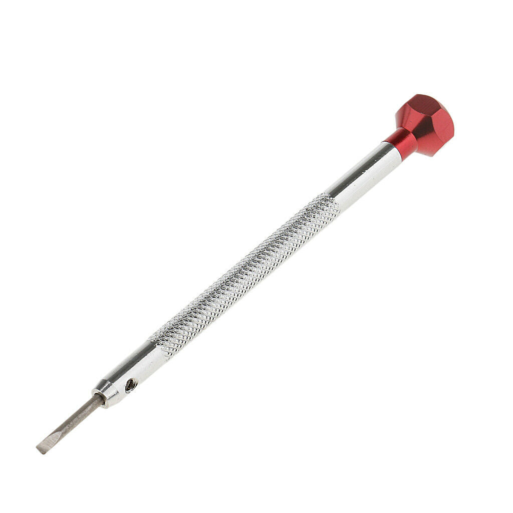 Stainless Steel Screwdriver Watch Jewelry Watchmaker Repair Tool Red 1.8