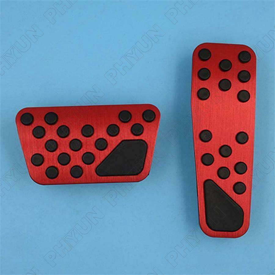 For 2009-19 Dodge Challenger Charger Chrysler 300 Gas Brake Pedal Pad Cover Red