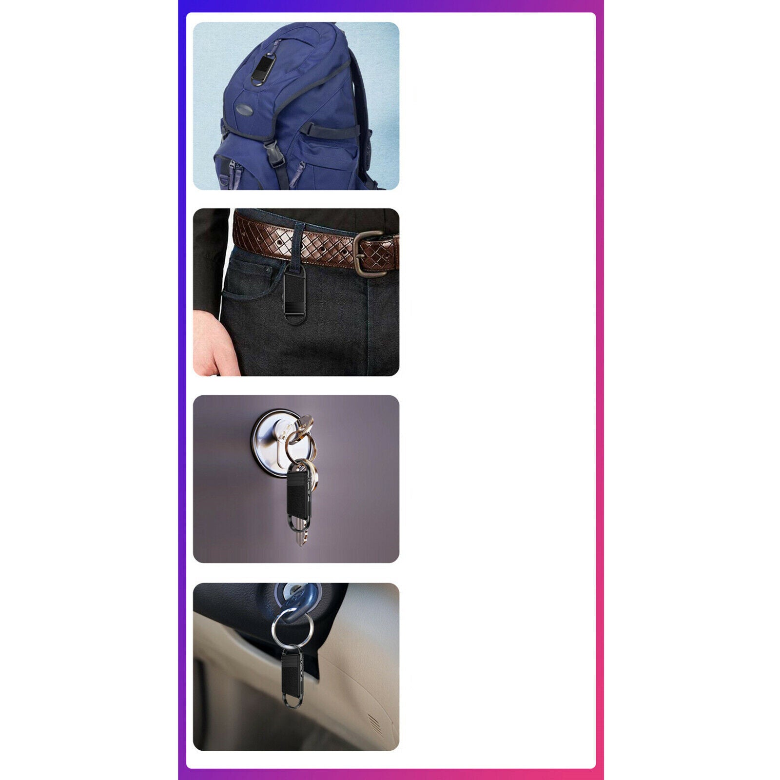 Compact Keychain Voice Recorder Mini 1536KB for Meeting Home Office Police