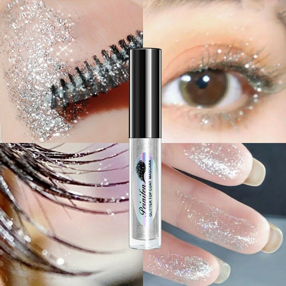 Shine Diamond Mascara Sequins Glitter Lasting Waterproof and Not blooming Mascar