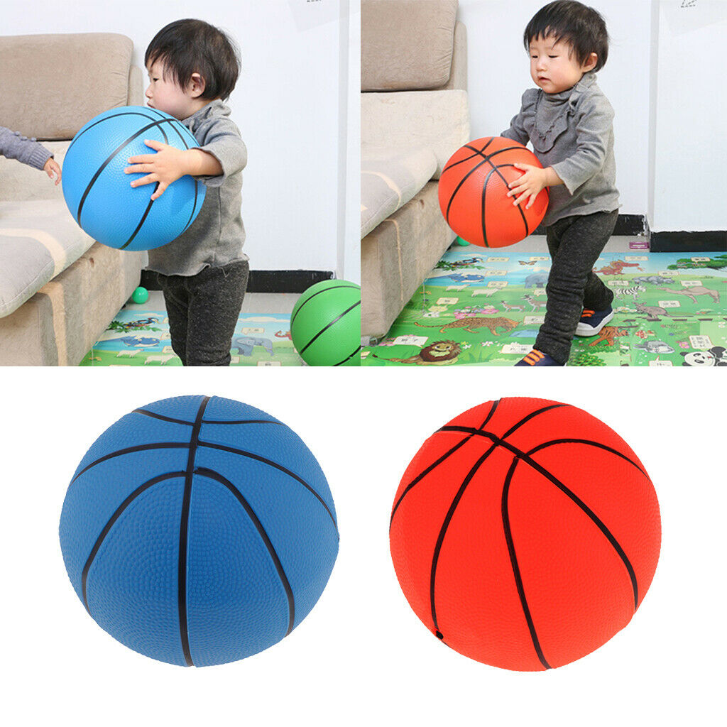 Pack of 2, 8.5-inch Kids Mini Inflatable Basketball Outdoor Sports Toys for