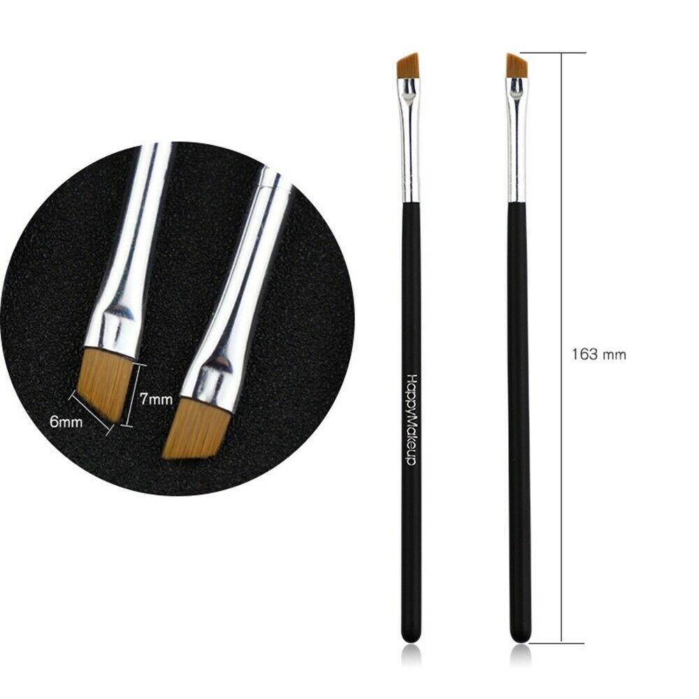 5 X Eyebrow Inclined Flat Angled Brush Eyeliner Eyeshadow Eye Brow Makeup Tools