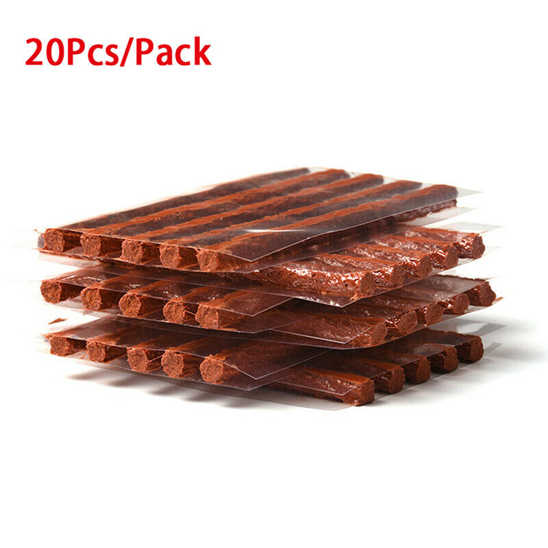 20Pcs Tubeless Tire Repair Strips Stiring Glue for Tyre Puncture Emergency St Lt