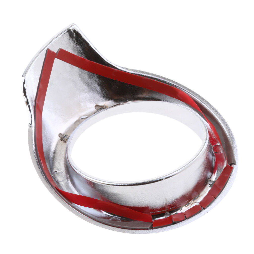 1 Pair Chrome Front Fog Light Lamp Circle Eyebrows Covers for Ford EcoSport