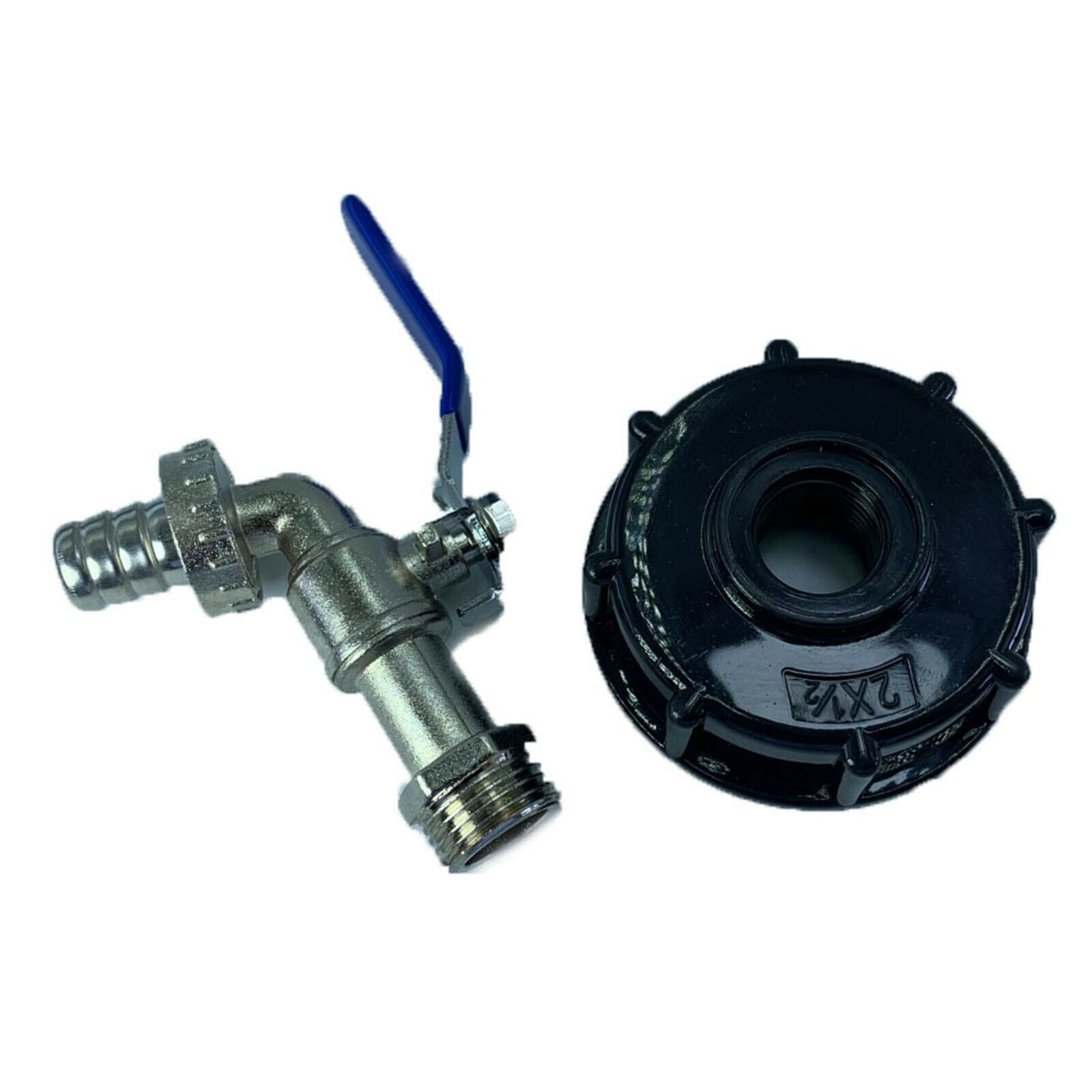 Yard IBC Tank Adapter Water Tap Hose Connector Fitting Tool 15mm Outlet
