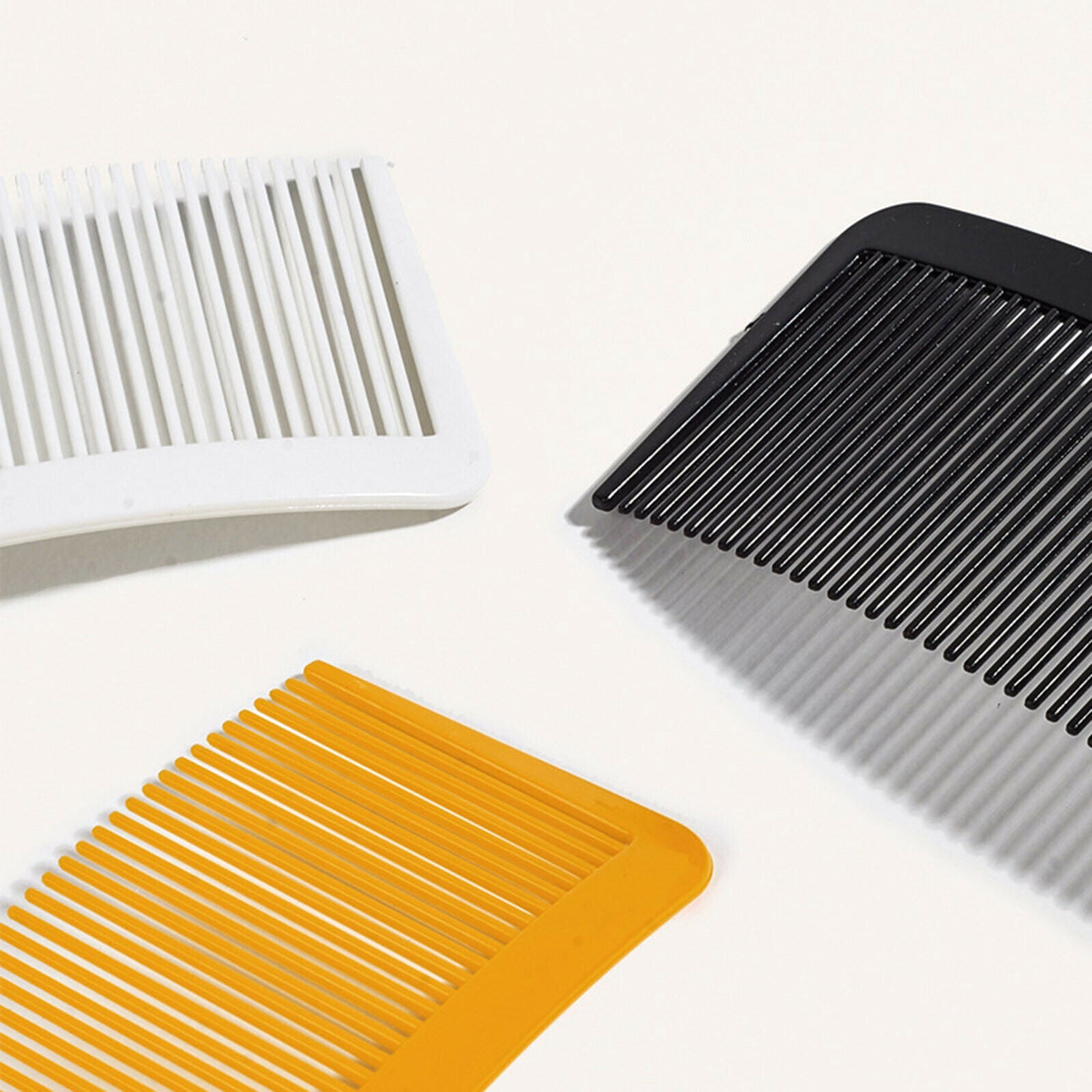 2x Curved Hair Cutting Clipper Comb Barber Salon Slicked-back Haircut