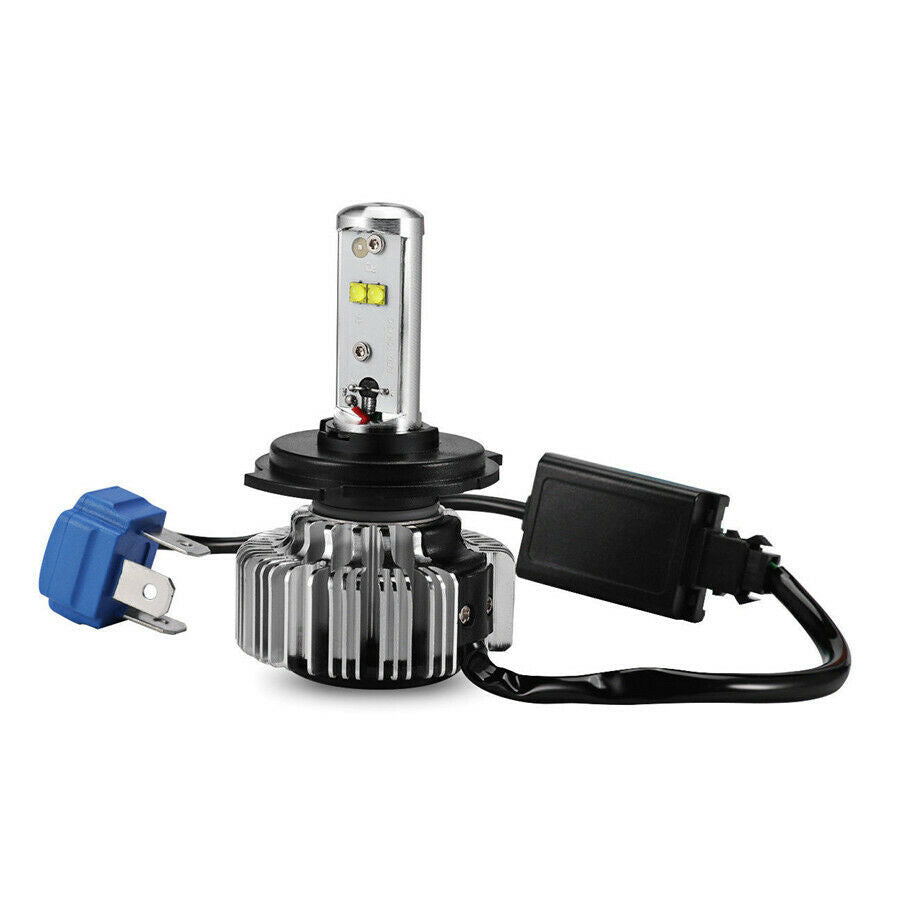 20W Motorcycle LED Headlight Hi-Lo Beam Bulb 3000LM H4 9003 AC 8-32V Universal