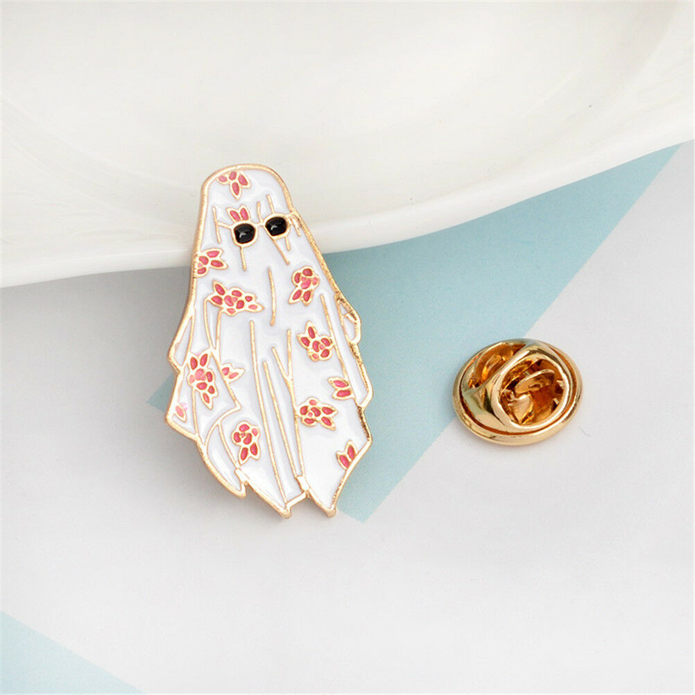 Dubai Enamel Pin Arabian flower white robe sunglass Brooch Backpack Pin`Ba.l8