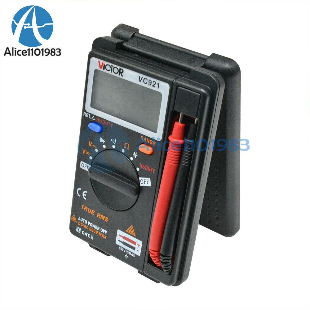Mini VICTOR VC921 3 3/4 DMM AD/DC Multimeter Pocket Digital Multimeter Frequency